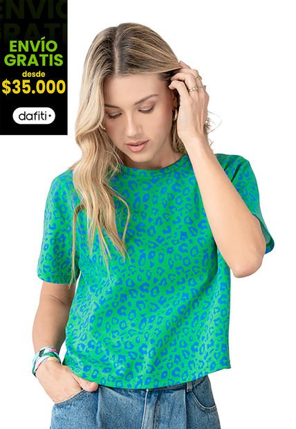 Camiseta Mujer Estampado Rutta 5613