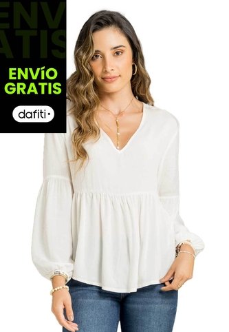 Blusa Mujer Blanco Rutta 100339 Rutta
