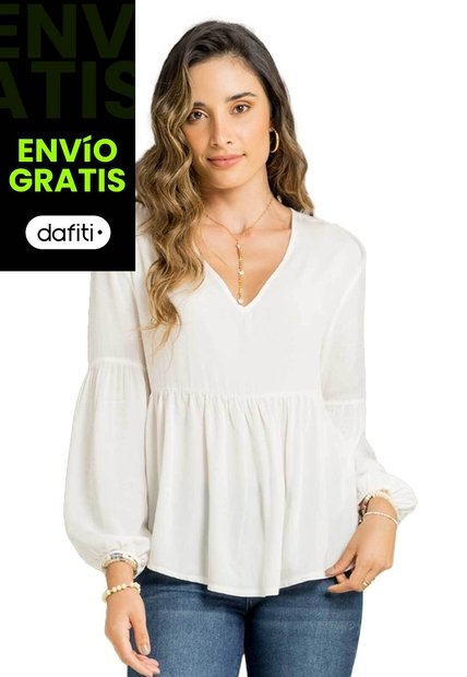 Blusa Mujer Blanco Rutta 100339