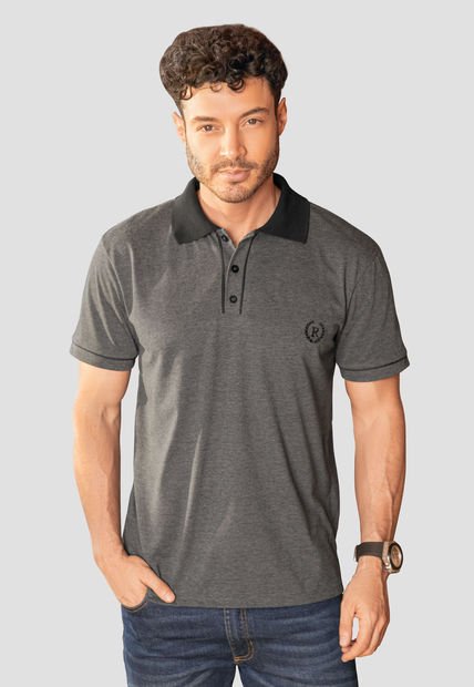 Polo Hombre Negro Cross Rutta 105954