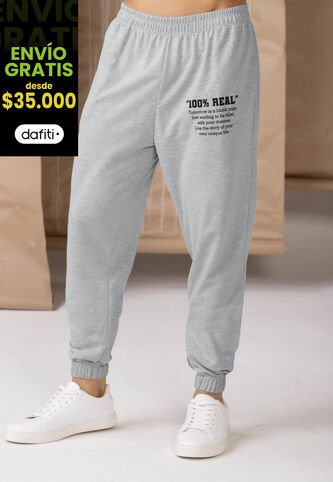 Jogger Hombre Gris Jaspe Rutta 6307 Rutta