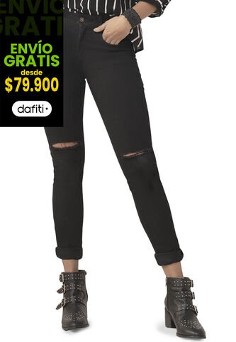 Jean Mujer Negro Rutta 83214 Rutta