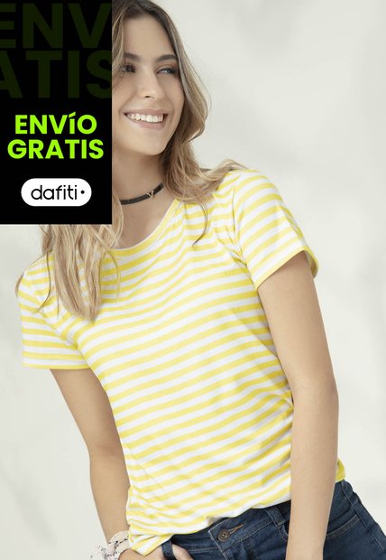 Camiseta Mujer Amarillo Rutta 32852