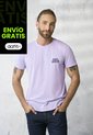 Camiseta Hombre Lila Rutta 1855 de Rutta