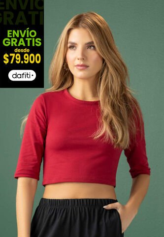 Crop Top Mujer Rojo Rutta 79109 Rutta