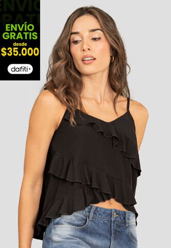 Blusa Mujer Negro Rutta 110123 Rutta