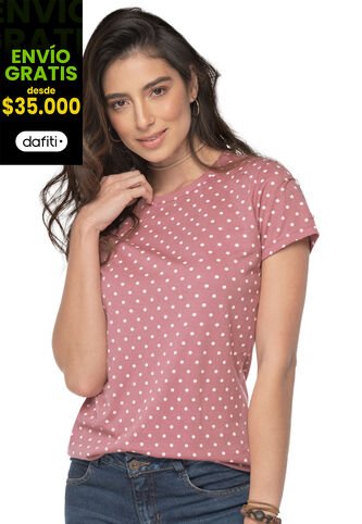 Camiseta Mujer Rosa 78401 Rutta