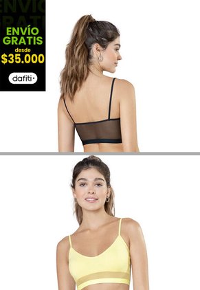 Top Paq X2 Mujer Multicolor Rutta 34509