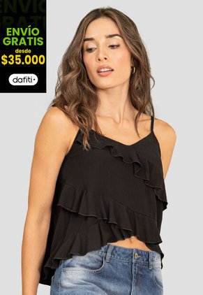 Blusa Mujer Negro Rutta 110123