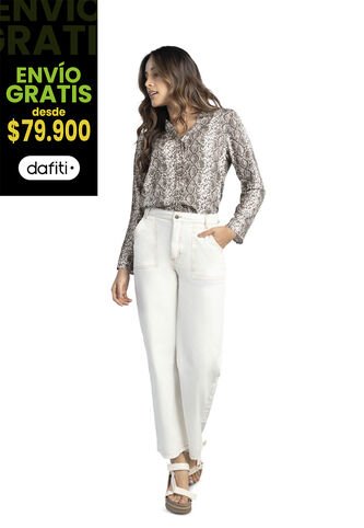 Pantalón Mujer Marfil Rutta 2774 Rutta