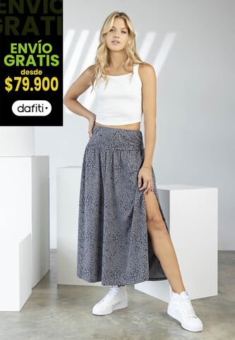 Falda Larga Mujer Multicolor Rutta 6054 Rutta