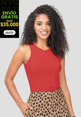 Camiseta Mujer Rojo Rutta 7714 Rutta