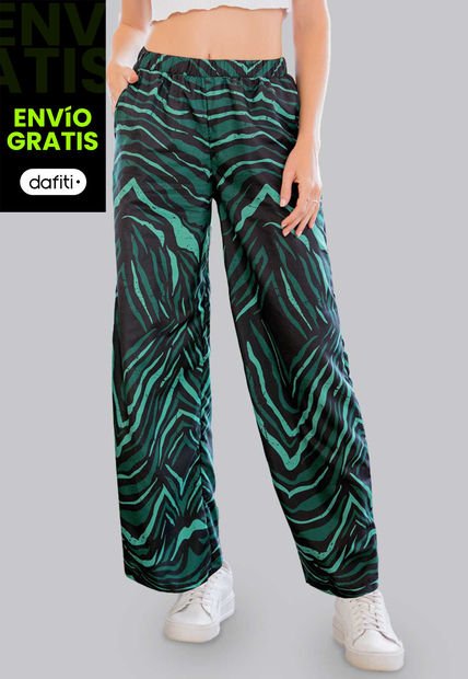Pantalón Mujer Verde Rutta 101088
