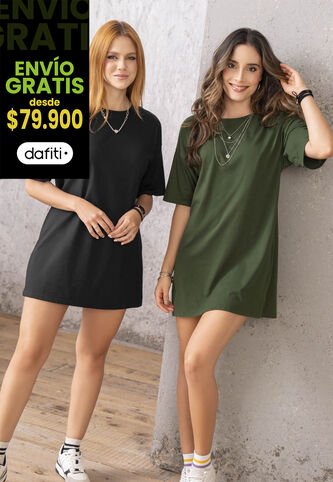 Vestido Paq X2 Mujer Multicolor Rutta 6059 Rutta