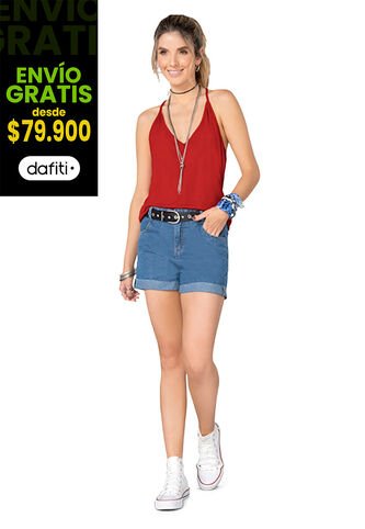 Short Mujer Azul Medio Rutta 78594 Rutta