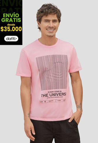 Camiseta Hombre Rosa Rutta 104135 Rutta
