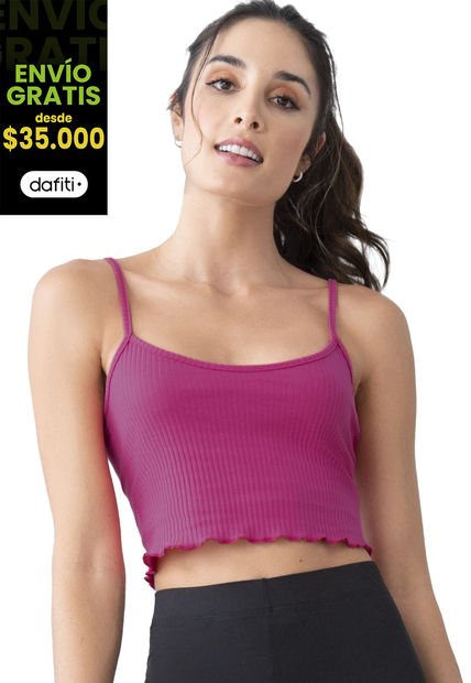 Crop Top Paq X2 Mujer Multicolor Rutta 5419