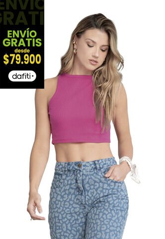 Crop Top Mujer Fucsia Rutta 92720 Rutta