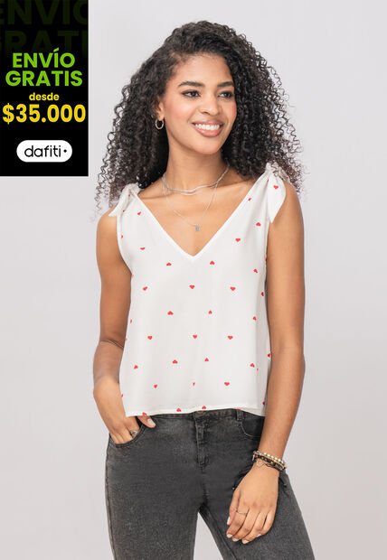 Blusa Mujer Blanco Rutta 104718