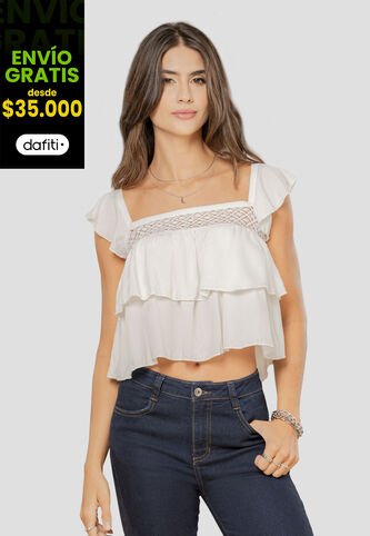 Blusa Mujer Blanco Rutta 104776 Rutta