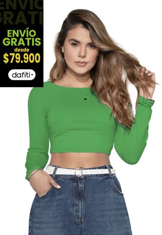 Crop Top Mujer Verde Antioquia Rutta 9749 Rutta