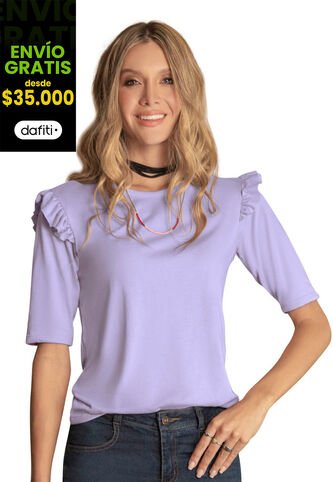 Camiseta Mujer Lila Rutta 88710 Rutta