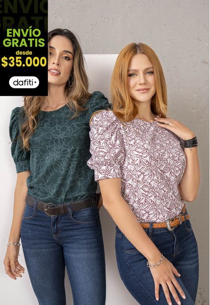 Blusa Mujer Estampado Rutta 1122