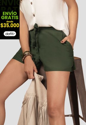 Short Mujer Verde Rutta 85945