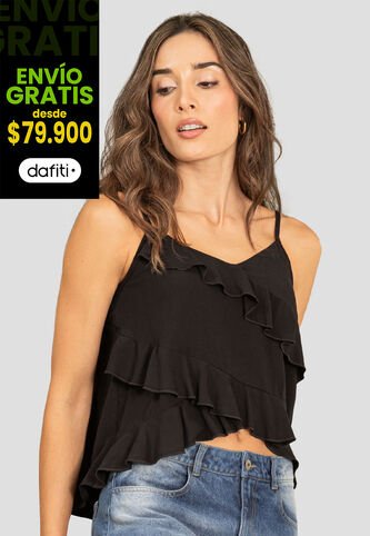 Blusa Mujer Negro Rutta 110123 Rutta
