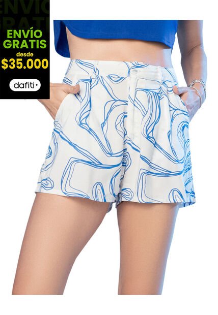 Short Mujer Estampado Rutta 4325