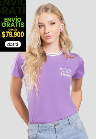 Camiseta Mujer Morado Rutta 107378 Rutta