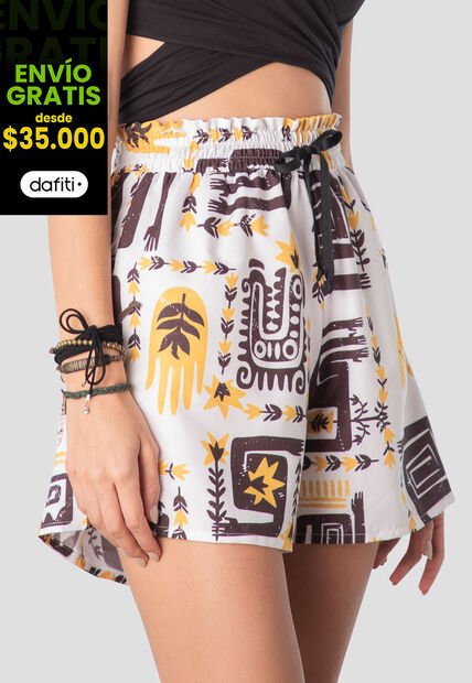 Short Mujer Estampado Rutta 4837