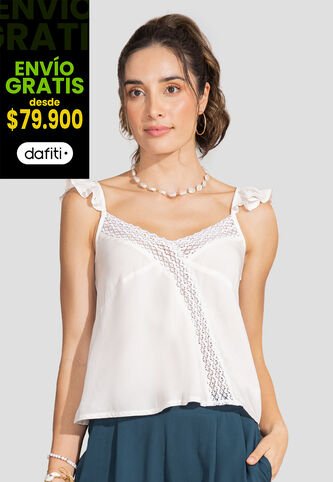 Blusa Mujer Marfil Rutta 106532 Rutta