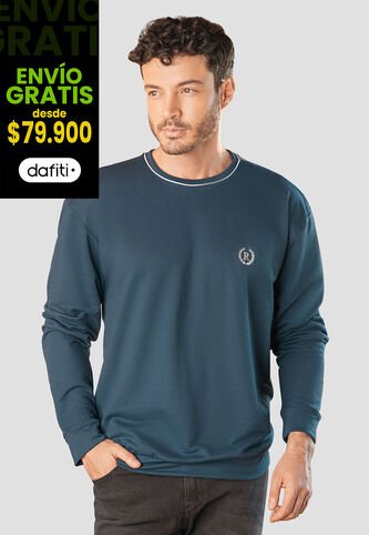 Buzo Hombre Azul Petróleo Rutta 105953 Rutta
