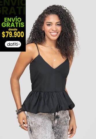 Blusa Mujer Negro Rutta 105155 Rutta