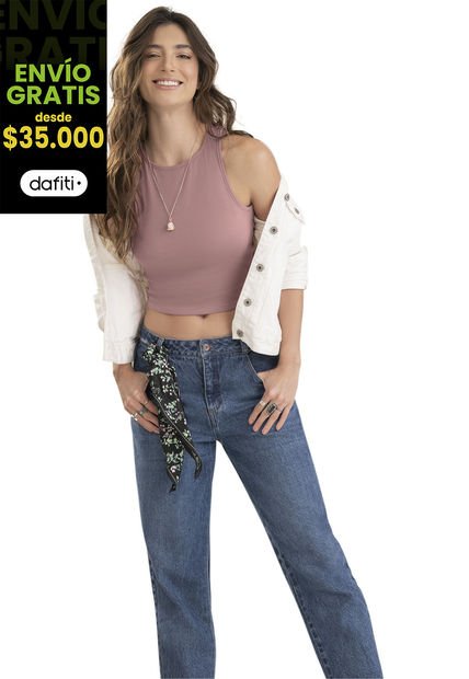Crop Top Palo De Rosa Rutta 78053