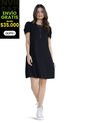 Vestido Corto Mujer Negro Rutta 3772 de Rutta