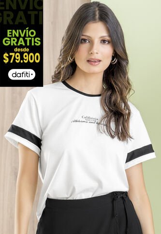 Camiseta Mujer Marfil Rutta 102884 Rutta