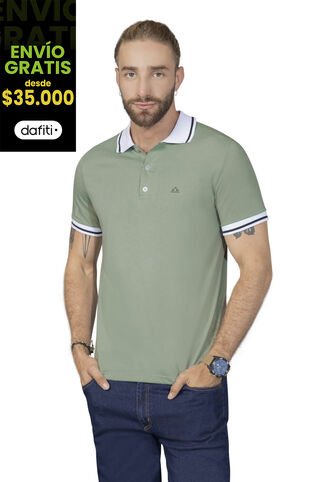 Camiseta Polo Hombre Verde Oliva Rutta 92733 Rutta