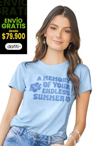 Camiseta Mujer Azul Rutta 100244 Rutta
