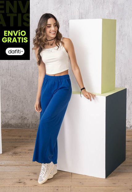 Pantalón Mujer Azul Rey Rutta 1134