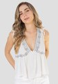 Blusa Mujer Crudo Rutta 110706 de Rutta