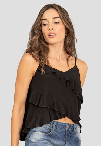 Blusa Mujer Negro Rutta 110123 Rutta