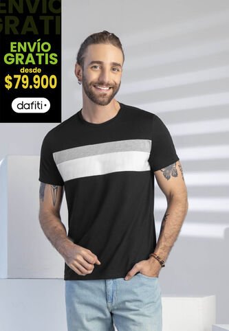 Camiseta Paq X3 Hombre Multicolor Rutta 1903 Rutta