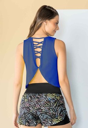 Camisilla Mujer Azul Rutta 100616