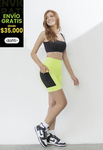 Ciclista Mujer Verde Limón Rutta 1629 Rutta