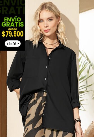 Camisa Mujer Negro Rutta 31537 Rutta
