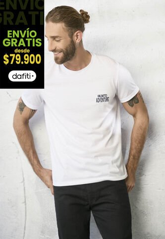 Camiseta Hombre Blanco Rutta 1855 Rutta