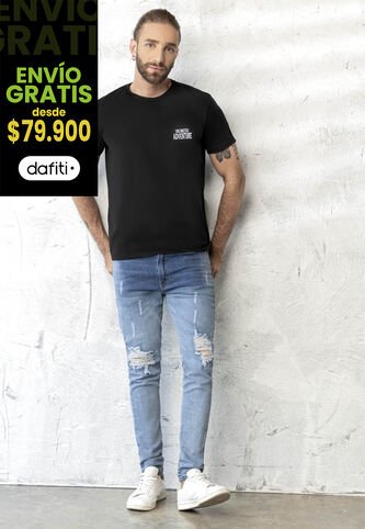 Camiseta Hombre Negro Rutta 1855 Rutta