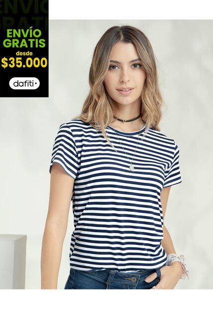 Camiseta Mujer Bicolor Rutta 32851